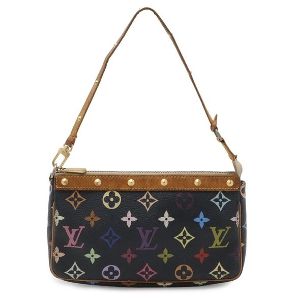 Louis Vuitton Handbags - Louis Vuitton Monogram Multicolor Pochette Pouch Noir Black